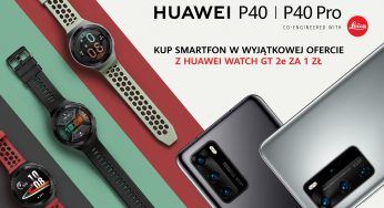 Flagowce Huawei ze smartwatchem Watch GT 2e za złotówkę