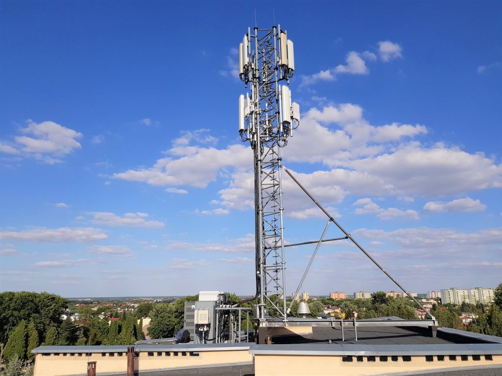 Stacja bazowa w Lublinie obsługująca 5G
